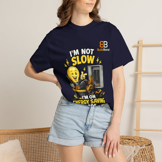Funny Electrician Shirt – I'm On Energy Saving Mode