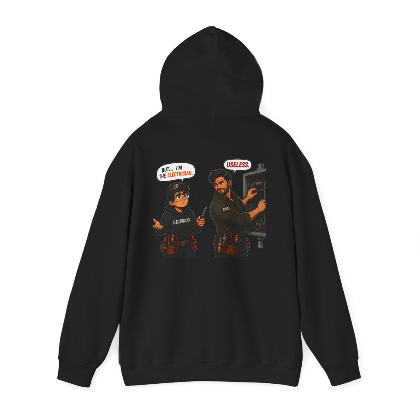 Electrician Dad Jokes Hoodie| BuildBond