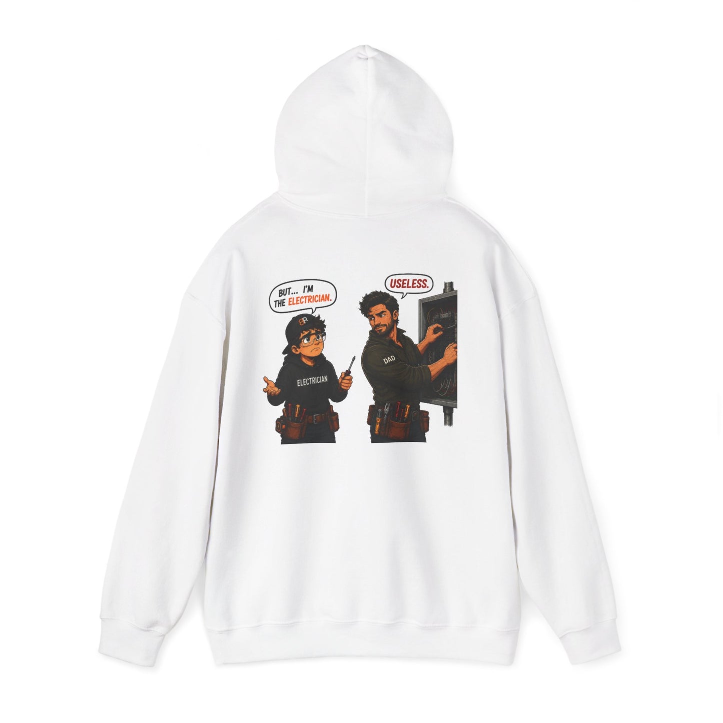 Electrician Dad Jokes Hoodie| BuildBond