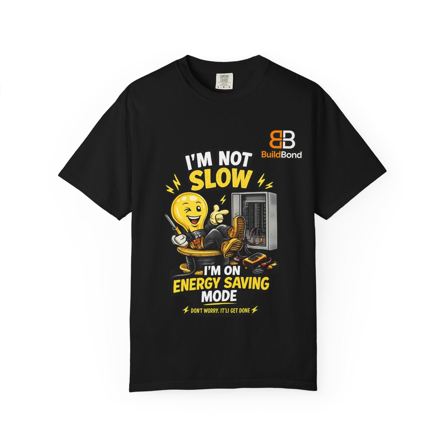 Funny Electrician Shirt – I'm On Energy Saving Mode