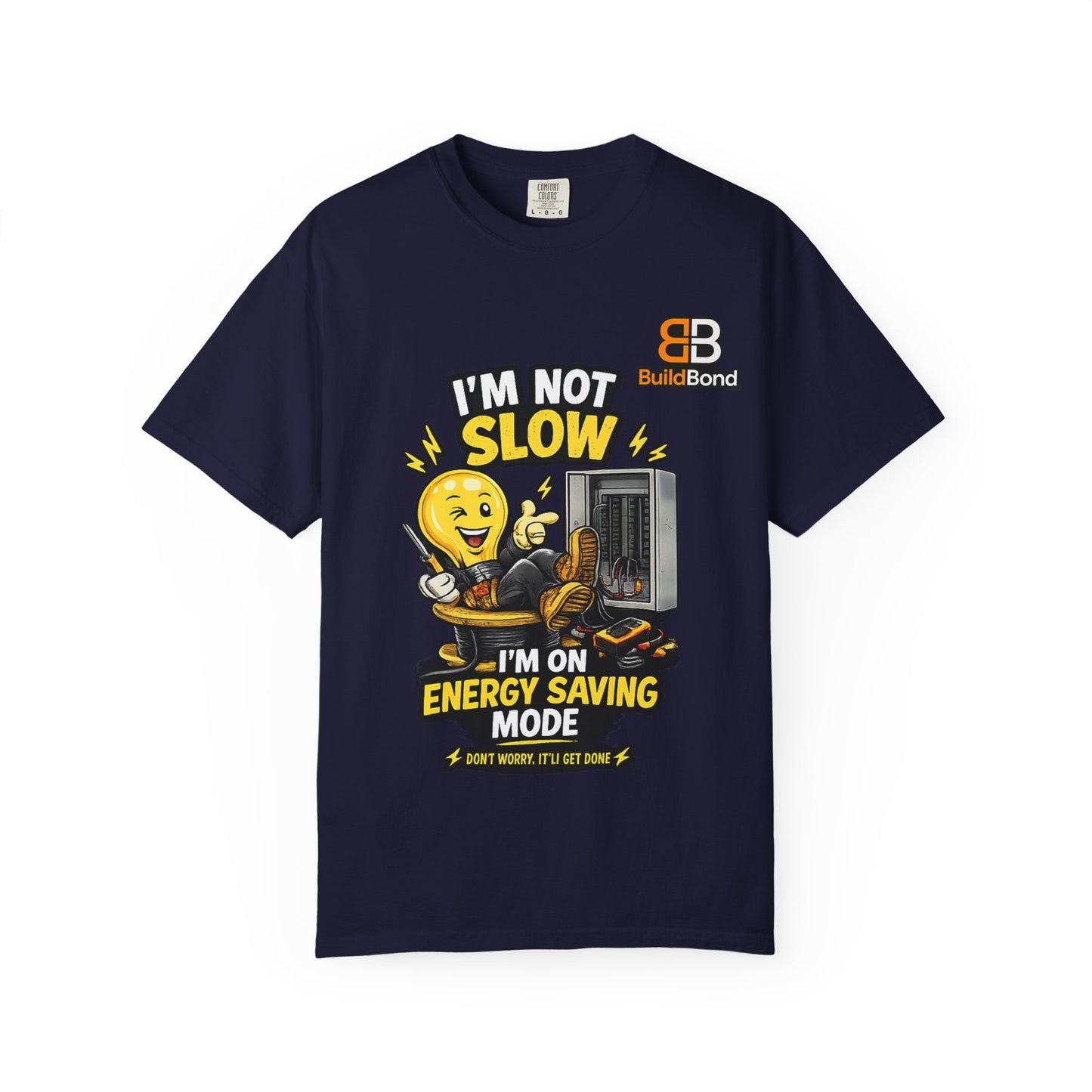 Funny Electrician Shirt – I'm On Energy Saving Mode
