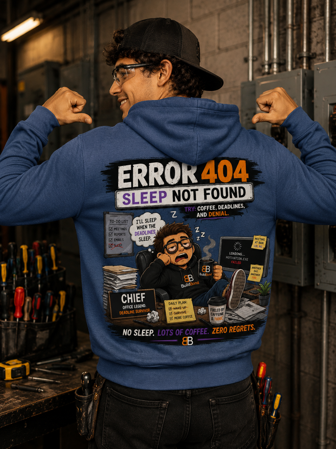 Chief – Error 404 Hoodie BuildBond