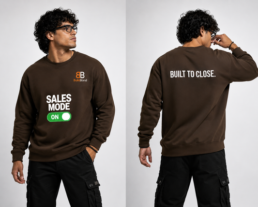 Sales Mode ON Crewneck Sweatshirt | Built to Close | BuildBond