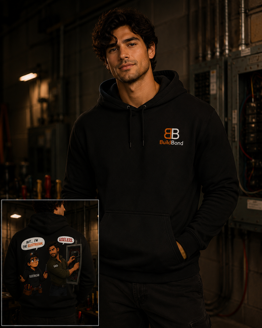 Electrician Dad Jokes Hoodie| BuildBond