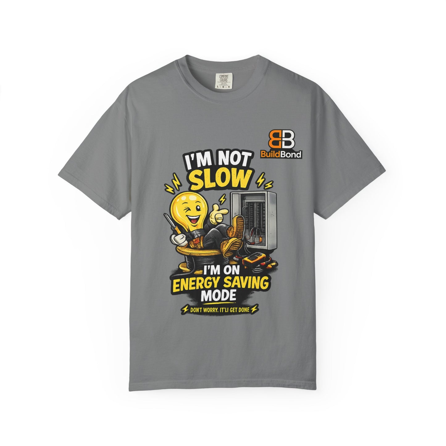 Funny Electrician Shirt – I'm On Energy Saving Mode