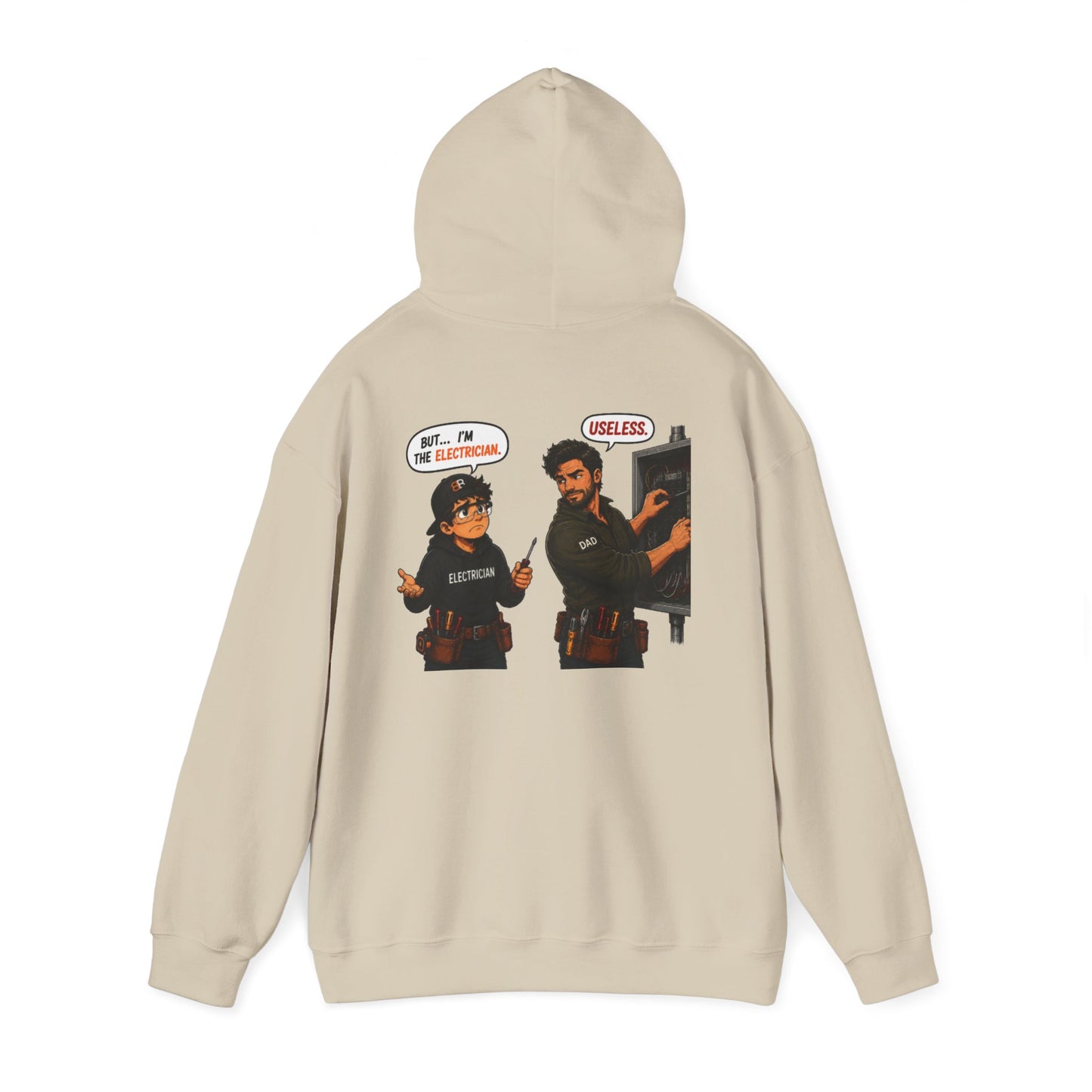 Electrician Dad Jokes Hoodie| BuildBond