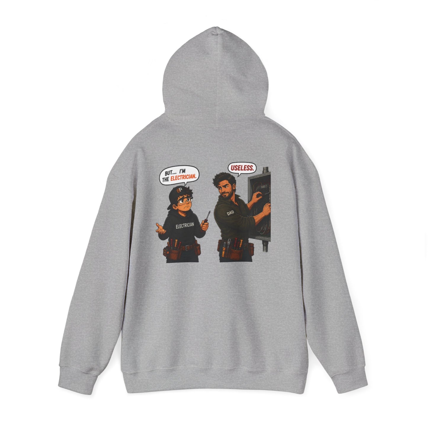 Electrician Dad Jokes Hoodie| BuildBond