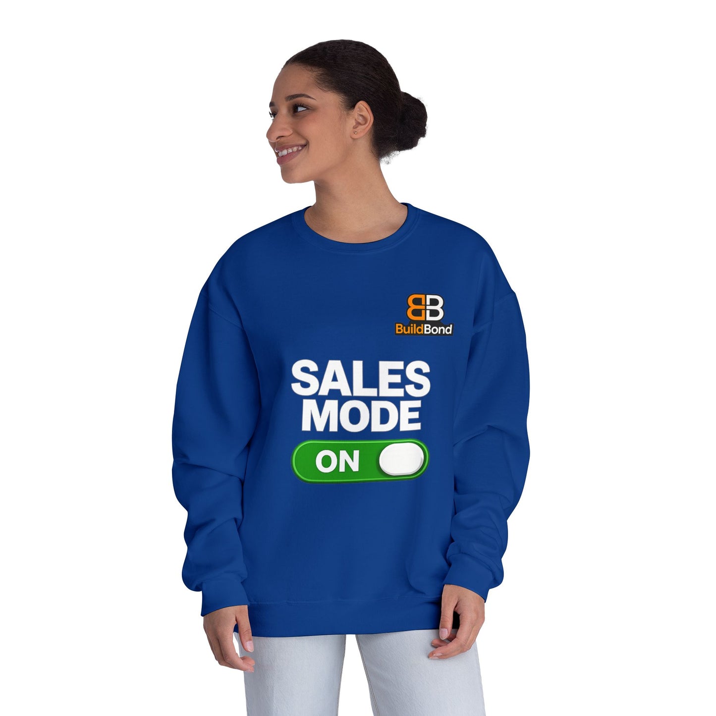 Sales Mode ON Crewneck Sweatshirt | Built to Close | BuildBond
