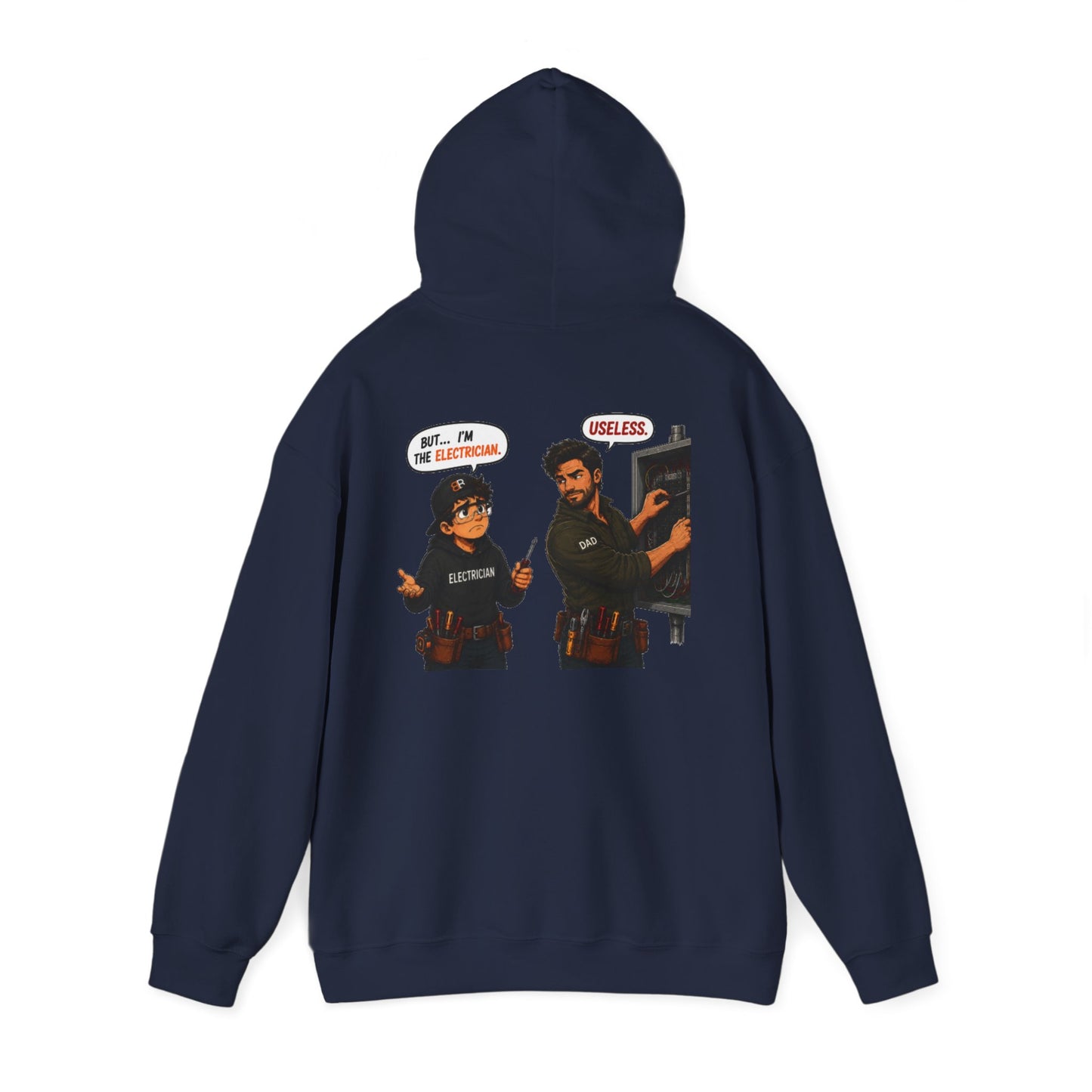 Electrician Dad Jokes Hoodie| BuildBond